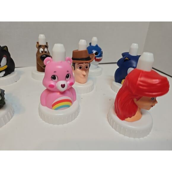 Good To Grow Juice Toppers Paw Patrol Lot Of 10 Care bears Jurassic Dinosaurs - Picture 5 of 8